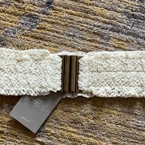 Anthropologie crochet stretch belt